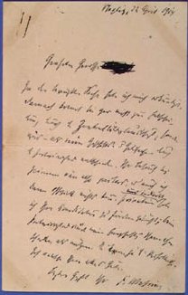 フランツ・メーリングの書簡